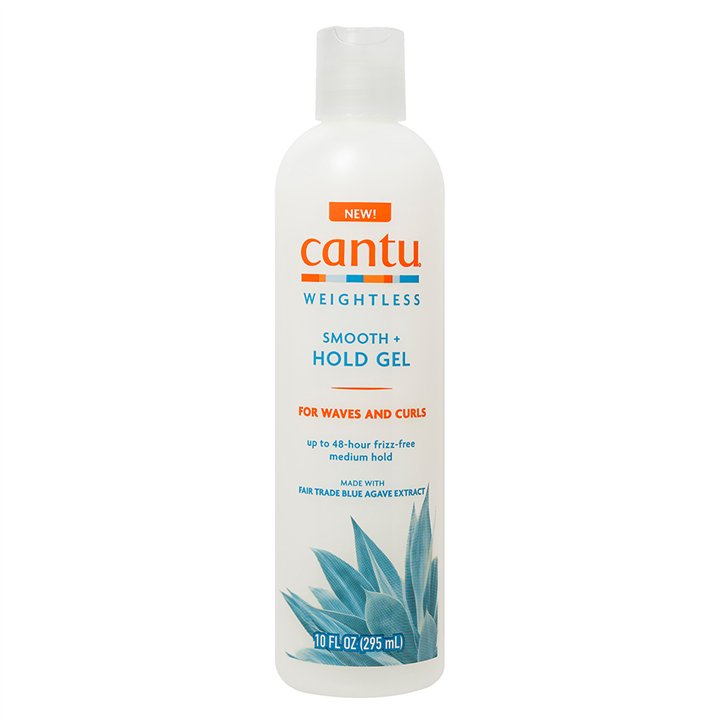 Cantu, Weightless Smooth + Hold, Agave, Hair Styling Gel, Anti-Frizz, Medium Hold, 295 ml - Teknashop Ltd