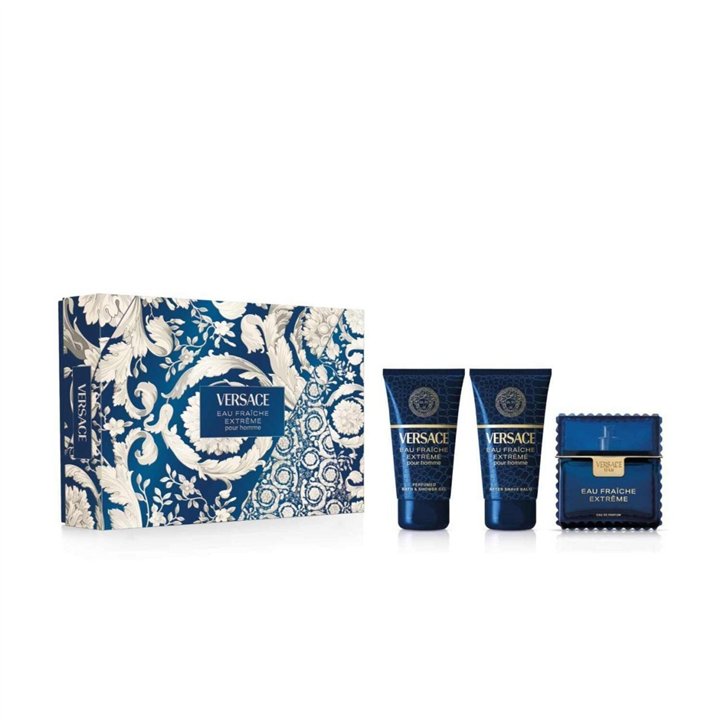 Set Versace: Eau Fraiche Extreme, Eau De Parfum, For Men, 100 ml + Eau Fraiche Extreme, Shower Gel, 50 ml + Eau Fraiche Extreme,