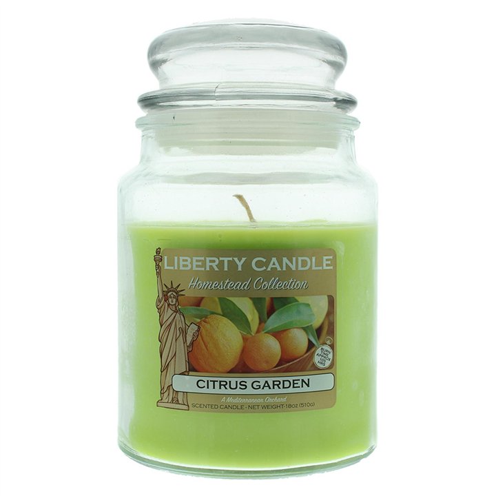 Liberty Candle, Homestead Collection Citrus Garden, Citrus Garden, Scented Candle, 510 g - Teknashop Ltd