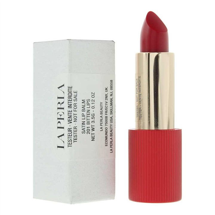 La Perla, Satin Lips, Lip Balm, 201, Bitten Lips, 3.5 g *Tester - Teknashop Ltd