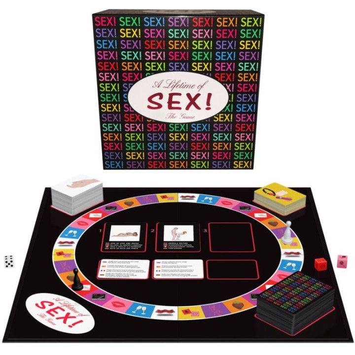 KHEPER GAMES - A LIFETIME OF SEX BOARD GAME - D-241538 - Teknashop Ltd