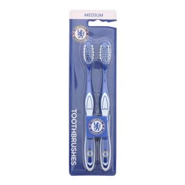 Set Duo, Epl, Chealsea, Toothbrush, Blue and White, 2 pcs - Teknashop Ltd