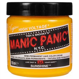 Manic Panic, Classic High Voltage Sunshine, Semi-Permanent Hair Dye,  Yellow, 118 ml - Teknashop Ltd