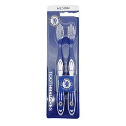 Set Duo, Epl, Chealsea, Toothbrush, Blue, 2 pcs - Teknashop Ltd