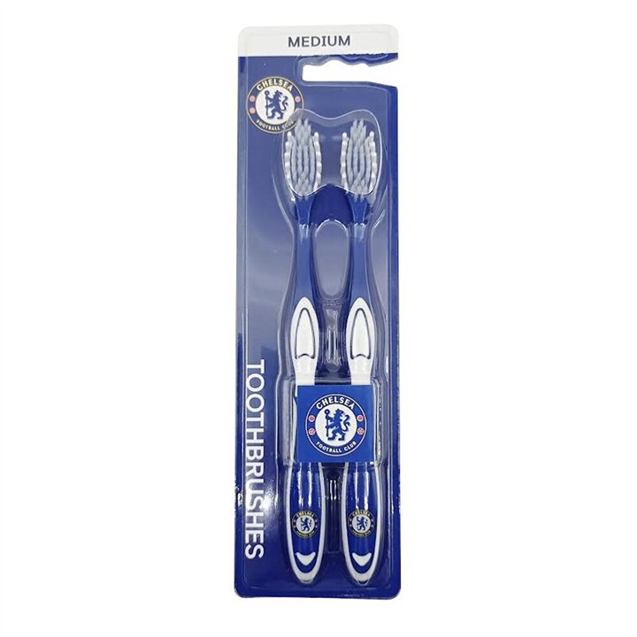 Set Duo, Epl, Chealsea, Toothbrush, Blue, 2 pcs - Teknashop Ltd