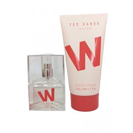 Set Ted Baker: W, Eau De Toilette, For Women, 30 ml + W, Cleansing, Shower Gel, All Over Body, All Skin Types, 150 ml - Teknasho