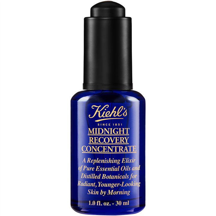 Kiehl's, Midnight Recovery Concentrate, Replenishing, Night, Oil, Face, 30 ml - Teknashop Ltd