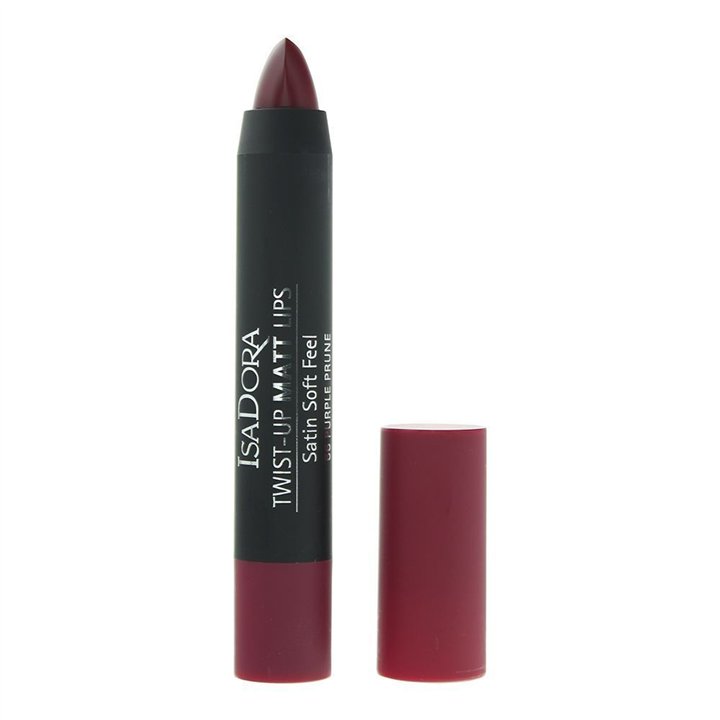 IsaDora, Twist-Up, Matte Lipstick, Cream Lipstick, 66, Purple Prune, 3.3 g - Teknashop Ltd