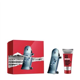 Set Carolina Herrera: 212 Heroes, Eau De Toilette, For Men, 90 ml + 212 Heroes, Shower Gel, For All Skin Types, 100 ml - Teknash