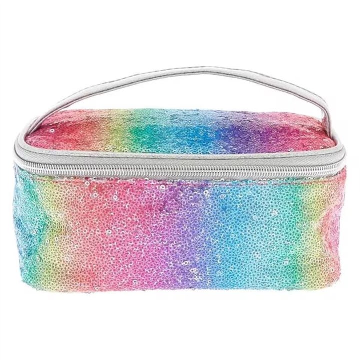Bags Unlimited, Sequin, GWP Textile Pouch, Rainbow - Teknashop Ltd