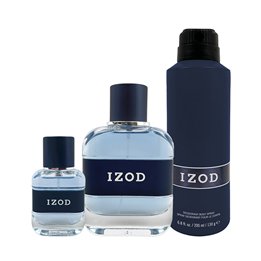 Set Izod: Classic, Eau De Toilette, For Men, 100 ml + Classic, Eau De Toilette, For Men, 15 ml + Classic, Deodorant Spray, For M