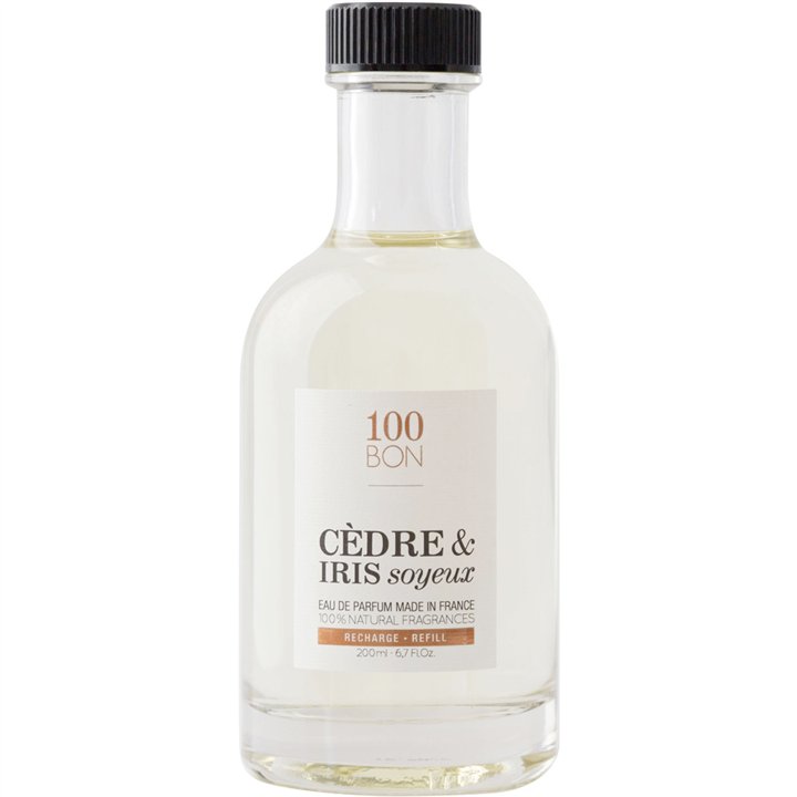 100 Bon, Cedre & Iris Soyeux, Eau De Parfum, Unisex, Refill, 200 ml *Tester - Teknashop Ltd