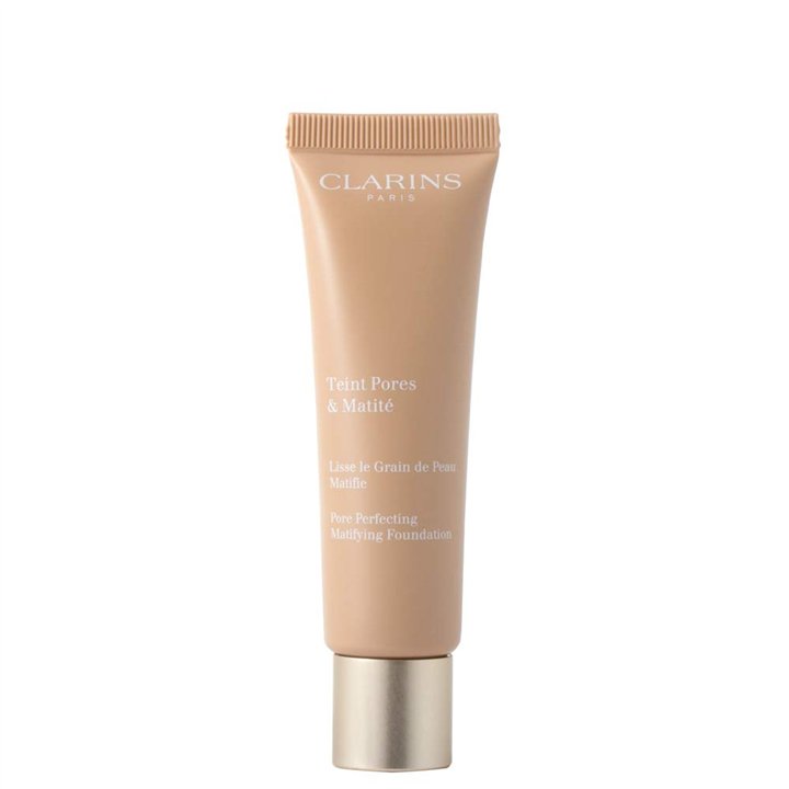 Clarins, Pore Perfecting, Matte Finish, Liquid Foundation, 03, Nude Honey, 5 ml *Tester - Teknashop Ltd