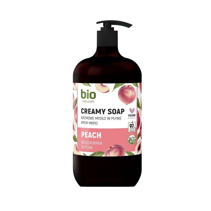 Bio Naturell, Bio Naturell, Peach, Moisturizing, Liquid Soap, For Hands, 946 ml - Teknashop Ltd