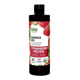 Bio Naturell, Bio Naturell, Strawberry & Melissa, Moisturizing, Shower Gel, For All Skin Types, 437 ml - Teknashop Ltd