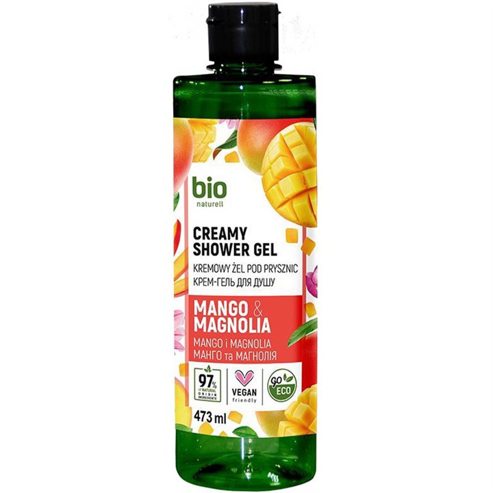 Bio Naturell, Bio Naturell, Mango & Magnolia, Shower Gel, For All Skin Types, 437 ml - Teknashop Ltd