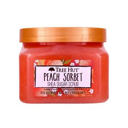 Gift Set, Tree Hut, Peach Sorbet, Exfoliating, Body Scrub, 510 ml - Teknashop Ltd