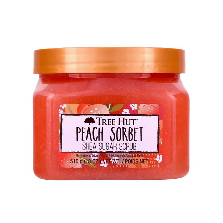 Gift Set, Tree Hut, Peach Sorbet, Exfoliating, Body Scrub, 510 ml - Teknashop Ltd