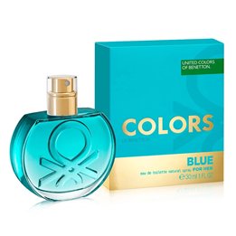 Benetton, Colors Blue, Eau De Toilette, For Women, 80 ml *Tester - Teknashop Ltd