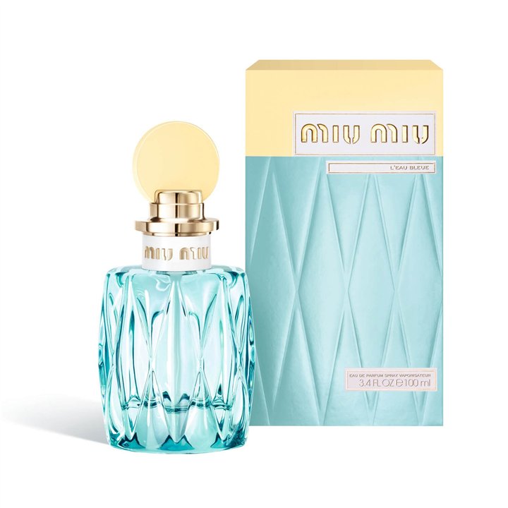 Miu Miu, L’Eau Bleue, Eau De Parfum, For Women, 100 ml - Teknashop Ltd