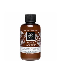 Apivita, Pure Jasmine, Shower Gel, 75 ml - Teknashop Ltd