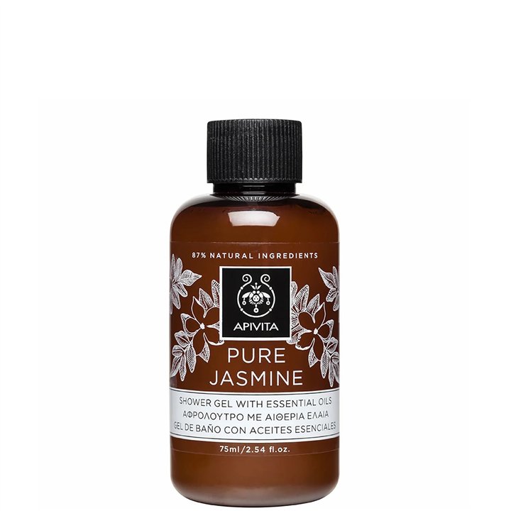 Apivita, Pure Jasmine, Shower Gel, 75 ml - Teknashop Ltd