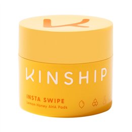 Kinship, Insta Swipe AHA Lemon Honey Pads, Exfoliating, Peel-Off Pads, 45 pcs - Teknashop Ltd