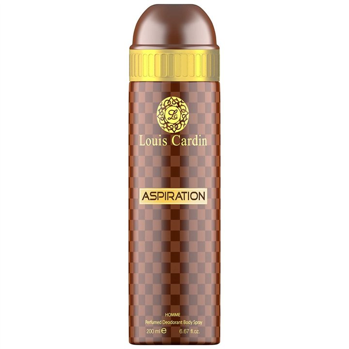 Louis Cardin, Aspiration, Deodorant Spray, For Men, 200 ml - Teknashop Ltd