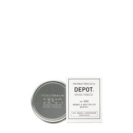 Depot, 500 Beard & Mustache Specifics No. 502, Argan Oil, Beard & Moustache Butter, Nourishing & Softening, 30 ml - Teknashop Lt