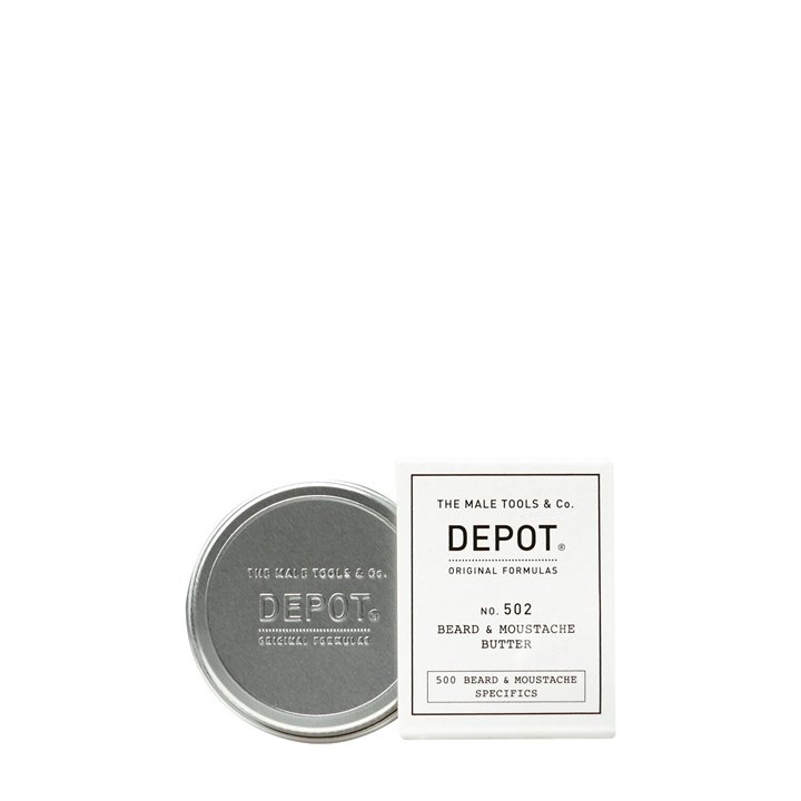 Depot, 500 Beard & Mustache Specifics No. 502, Argan Oil, Beard & Moustache Butter, Nourishing & Softening, 30 ml - Teknashop Lt