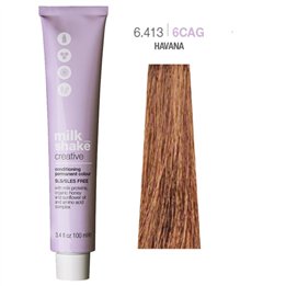 Milk Shake, Creative, SLS/SLES-Free, Permanent Hair Dye, 6.4136CAG Havana, 100 ml - Teknashop Ltd