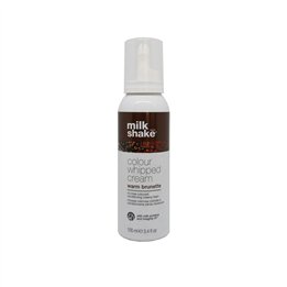Milk Shake, Colour Whipped Cream, Organic Fruit Extracts, Hair Colour Leave-In Mousse,  Warm Brunette, 100 ml - Teknashop Ltd