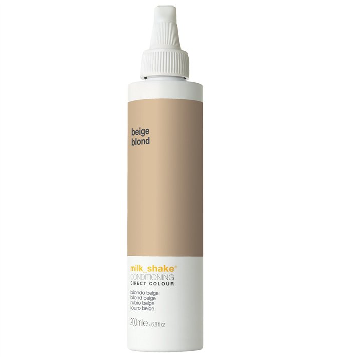 Milk Shake, Direct Colour, Ammonia-Free, Hair Colour Conditioner,  Beige Blond, 200 ml - Teknashop Ltd