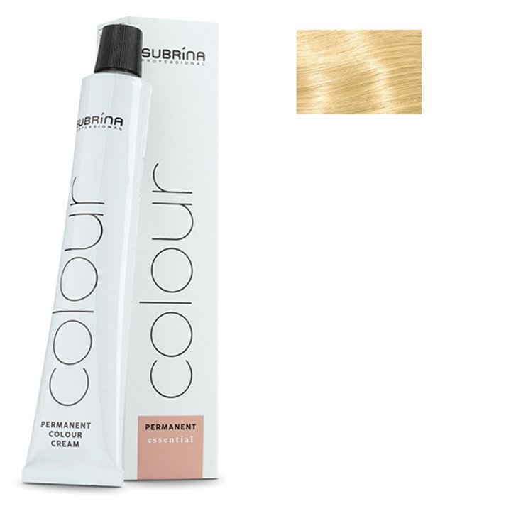 Subrina Professional, Essential Colour, Permanent Hair Dye, 10/03 Light Natural Light Ash Blonde, 100 ml - Teknashop Ltd