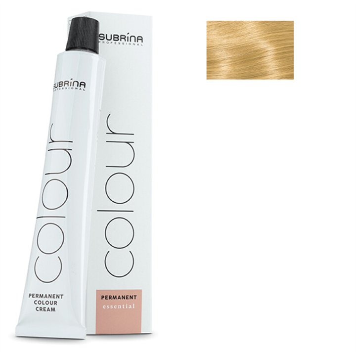 Subrina Professional, Essential Colour, Permanent Hair Dye, 9/03 Light Blonde Light Natural Ash, 100 ml - Teknashop Ltd