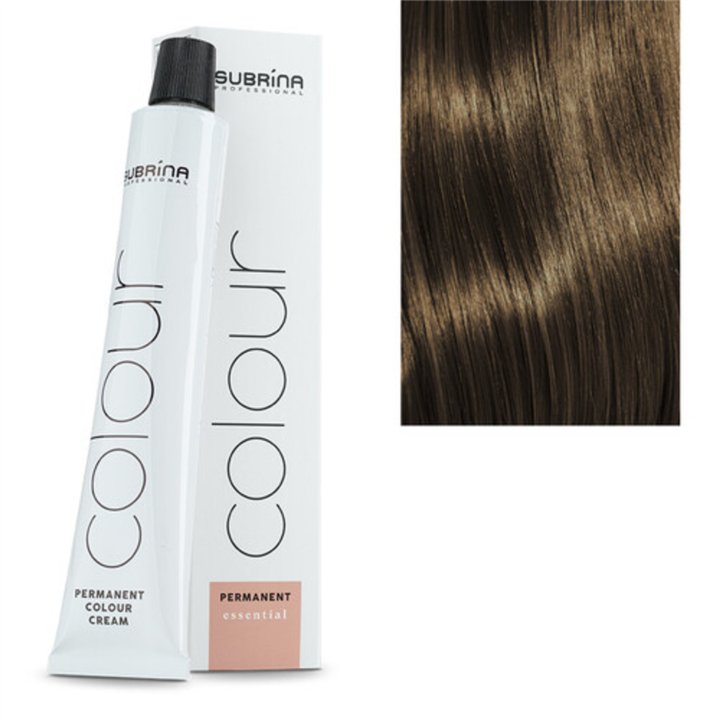 Subrina Professional, Essential Colour, Permanent Hair Dye, 6/8 Matte Dark Blonde, 100 ml - Teknashop Ltd