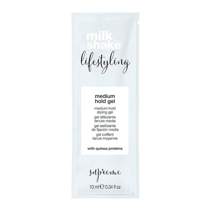 Milk Shake, Lifestyling, UV Filter, Hair Styling Gel, For Styling, Medium Hold, 10 ml - Teknashop Ltd