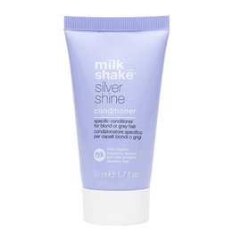 Milk Shake, Silver Shine, Paraben-Free, Hair Conditioner, For Neutralisation Of Yellow Tones, 50 ml - Teknashop Ltd