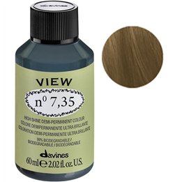 Davines, View, Demi-Permanent Hair Dye, 7.35 , 60 ml - Teknashop Ltd