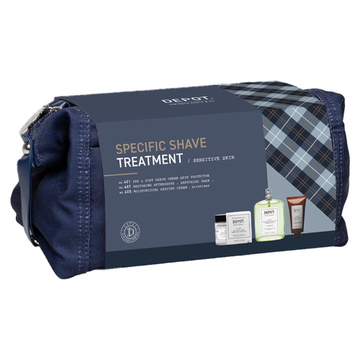 Set Depot: 400 Shave Specifics No. 401, Soothing, Pre & Post Shaving Cream, 75 ml + 400 Shave Specifics No. 407, Pro-Vitamin B5,