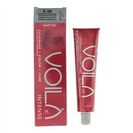 Intercosmo, Voila 3C Intense, Permanent Hair Dye, 5.86 Light Brown Toffee Red, 60 ml - Teknashop Ltd