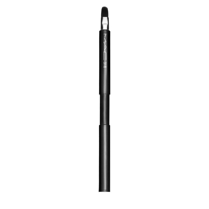 MAC, Synthetic Retractable Lip Brush 318, Lipstick Metal Case - Teknashop Ltd