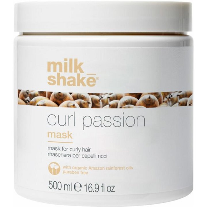 Milk Shake, Passion Deep Hydration Mask for Curly Hair, Hair Treatment Cream Mask, Hydrating, 500 ml - Teknashop Ltd