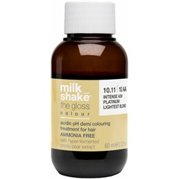 Milk Shake, The Gloss Acidic pH Demi-Permanent Colour 10.1, Demi-Permanent Hair Dye, 10.1 Platinum Blonde, 60 ml - Teknashop Ltd