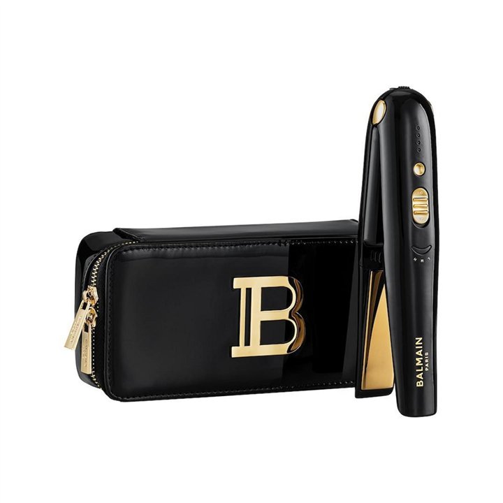 Balmain Professionnel, Limited Edition, Electric Steam Hair Straightener, Black/Gold - Teknashop Ltd