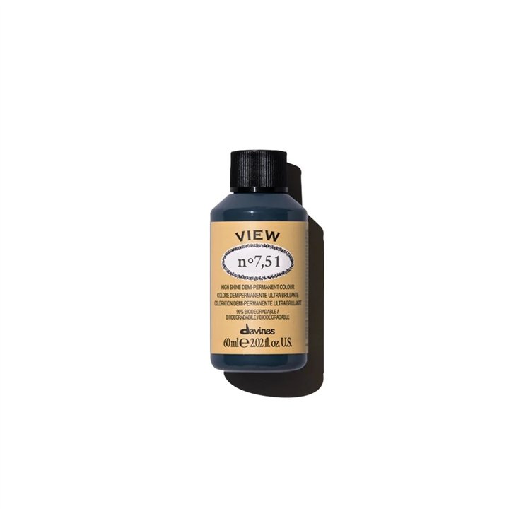 Davines, View, Hair Colouring Cream Toner, 7.51 , 60 ml - Teknashop Ltd
