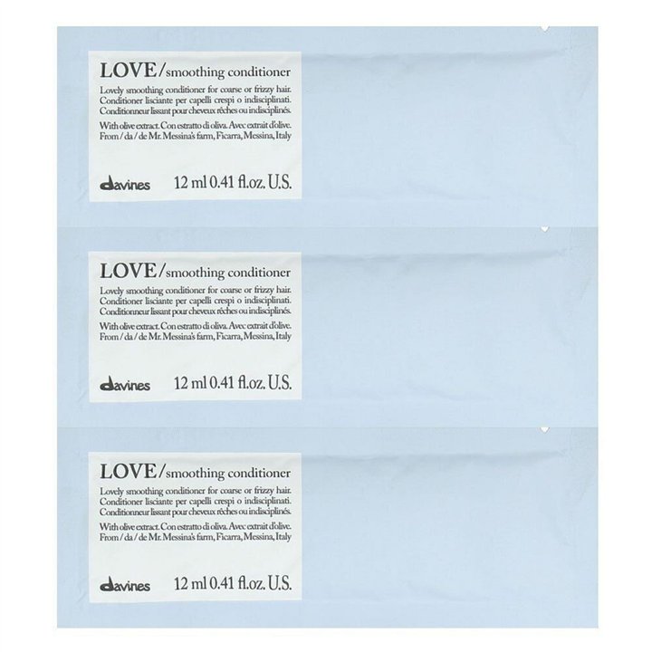 Davines, Love Smoothing, Hair Conditioner, 12 pcs, 12 ml - Teknashop Ltd