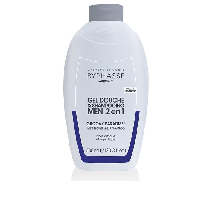 Byphasse, Groovy Paradise, Shower Gel & Shampoo 2-In-1, 600 ml - Teknashop Ltd