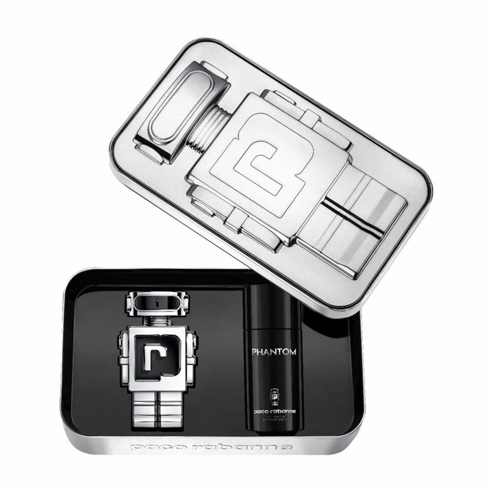 Set Paco Rabanne: Phantom, Eau De Toilette, For Men, 100 ml + Phantom, Deodorant Spray, For Men, 150 ml - Teknashop Ltd