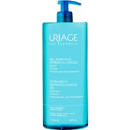 Uriage, Eau Thermale Surgras, Cleansing Gel, 1000 ml - Teknashop Ltd